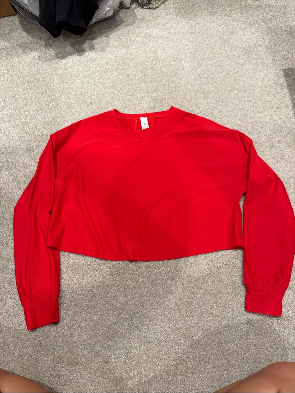 EUC Lululemon Muscle Love Long Sleeve in Love Red sz 4